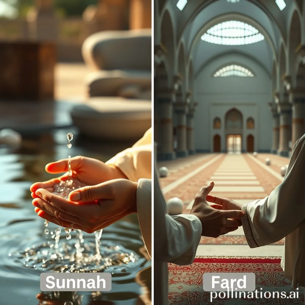 Sünnet Abdest ile Farz Abdest Arasındaki Farklar